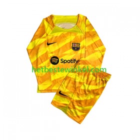 FC Barcelona Voetbalshirts Doelman Kind Vierde 2023-24 - LS